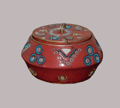 PINK LIDDED TRINKET POT