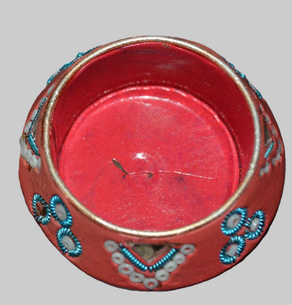 PINK LIDDED TRINKET POT