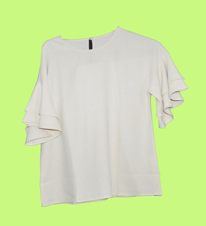 Vetinee Women Cream Tops