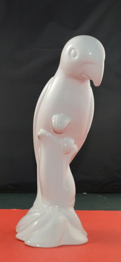 BIRD FIGURINE ELEVEN INCH WHITE PARROT FIGURINE( PREVIOUSLY OWNED)GOOD CONDITION - TMD167207