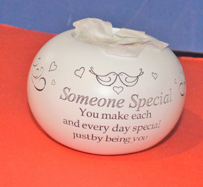 BRAND NEW SAID WITH SENTIMENT TEA LIGHT CANDLE HOLDER SOMEONE SPECIAL - TMD167207