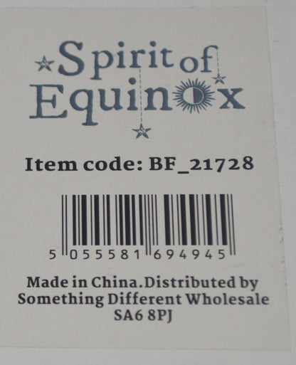 BRAND NEW SPIRIT OF EQUINOX LED PURPLE & SILVER DRAGON BACKFLOW INCENSE BURNER - TMD167207