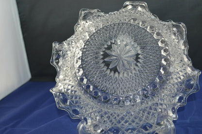 CUT GLASS DISH(PREVIOUSLY OWNED) GOOD CONDITION - TMD167207