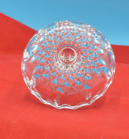 CUT GLASS RING HOLDER TRINKET DISH - TMD167207