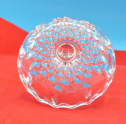 CUT GLASS RING HOLDER TRINKET DISH - TMD167207