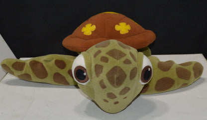 DISNEY SOFT TOY FINDING NEMO TURTLE CRUSH(PREVIOUSLY OWNED)VERY GOOD CONDITION - TMD167207