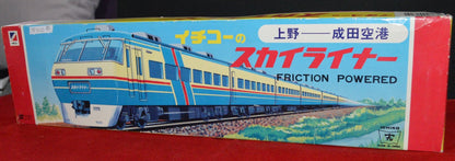 ICHIKO FRICTIO POWERED TINPLATE PASSENGER TRAIN AE-21 BOXED(PREVIOUSLY OWNED) GOOD CONDITION - TMD167207