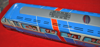 ICHIKO FRICTIO POWERED TINPLATE PASSENGER TRAIN AE-21 BOXED(PREVIOUSLY OWNED) GOOD CONDITION - TMD167207