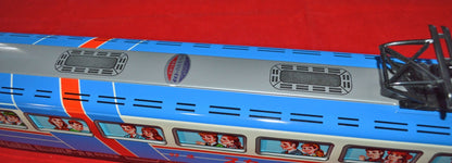 ICHIKO FRICTIO POWERED TINPLATE PASSENGER TRAIN AE-21 BOXED(PREVIOUSLY OWNED) GOOD CONDITION - TMD167207