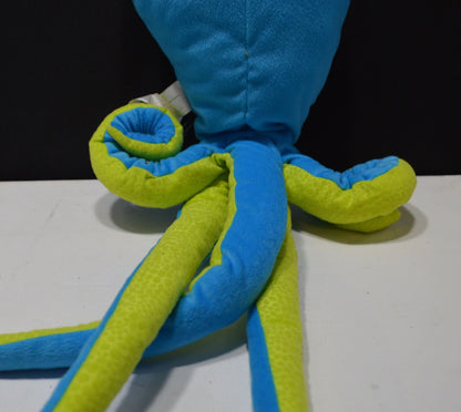 IKEA KORALL BLACKFISK BLUE AND GREEN SOFT TOY SQUID(PREVIOUSLY OWNED) GOOD CONDITION - TMD167207