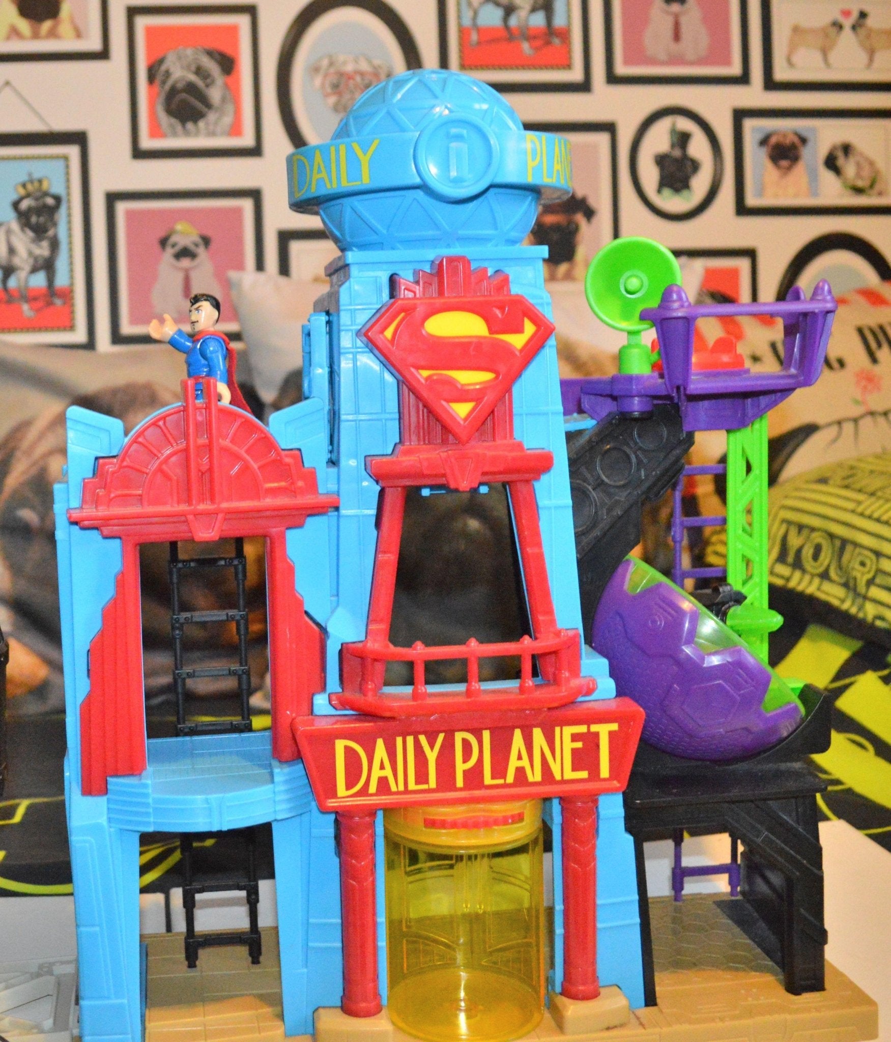 Imaginext superman best sale daily planet