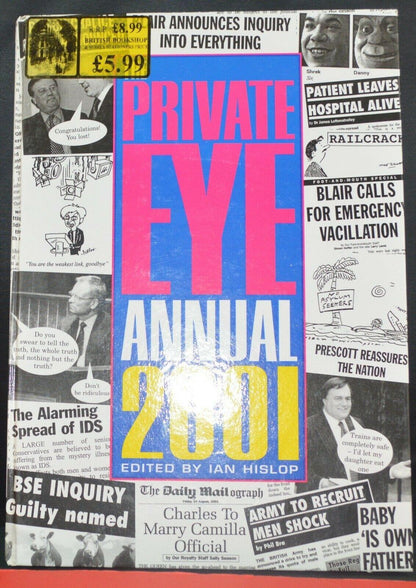 SECONDHAND BOOK PRIVATE EYE ANNUAL 2001(PREVIOUSLY OWNED) GOOD CONDITION - TMD167207