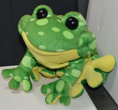 SOFT TOY GREEN FROG(PREVIOUSLY OWNED) GOOD CONDITION - TMD167207