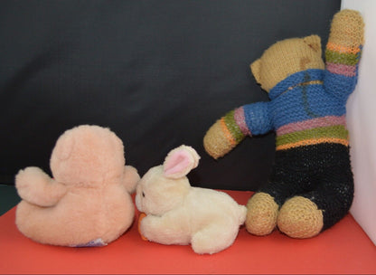 SOFT TOYS FOREVER FRIENDS/SHAMROCK GIFT/PATAMATES/DAVID HALSALL BEARS/KNITTED BEAR/RABBIT - TMD167207