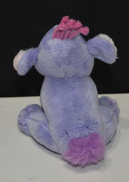 SOFT TOYS FOUR SMALL SOFT TOYS LILAC TEDDY DENIM TEDDY MINION ELEPHANT( PREVIOUSLY OWNED) GOOD CONDITION - TMD167207