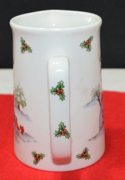 TABLEWARE JAMES DEAN POTTERY CHRISTMAS JUG DEPICTING A SNOWMAN AND HOLLY(PREVIOUSLY OWNED) VERY GOOD CONDITION - TMD167207