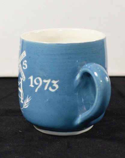 TABLEWARE SMALL BLUE CUP DEPICTING WINDMILL(PREVIOUSLY OWNED) GOOD CONDITION - TMD167207