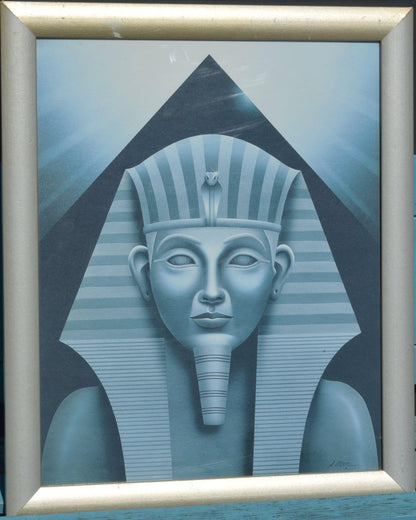 TWO EGYPTIAN THEMED FRAMED PRINTS - TMD167207