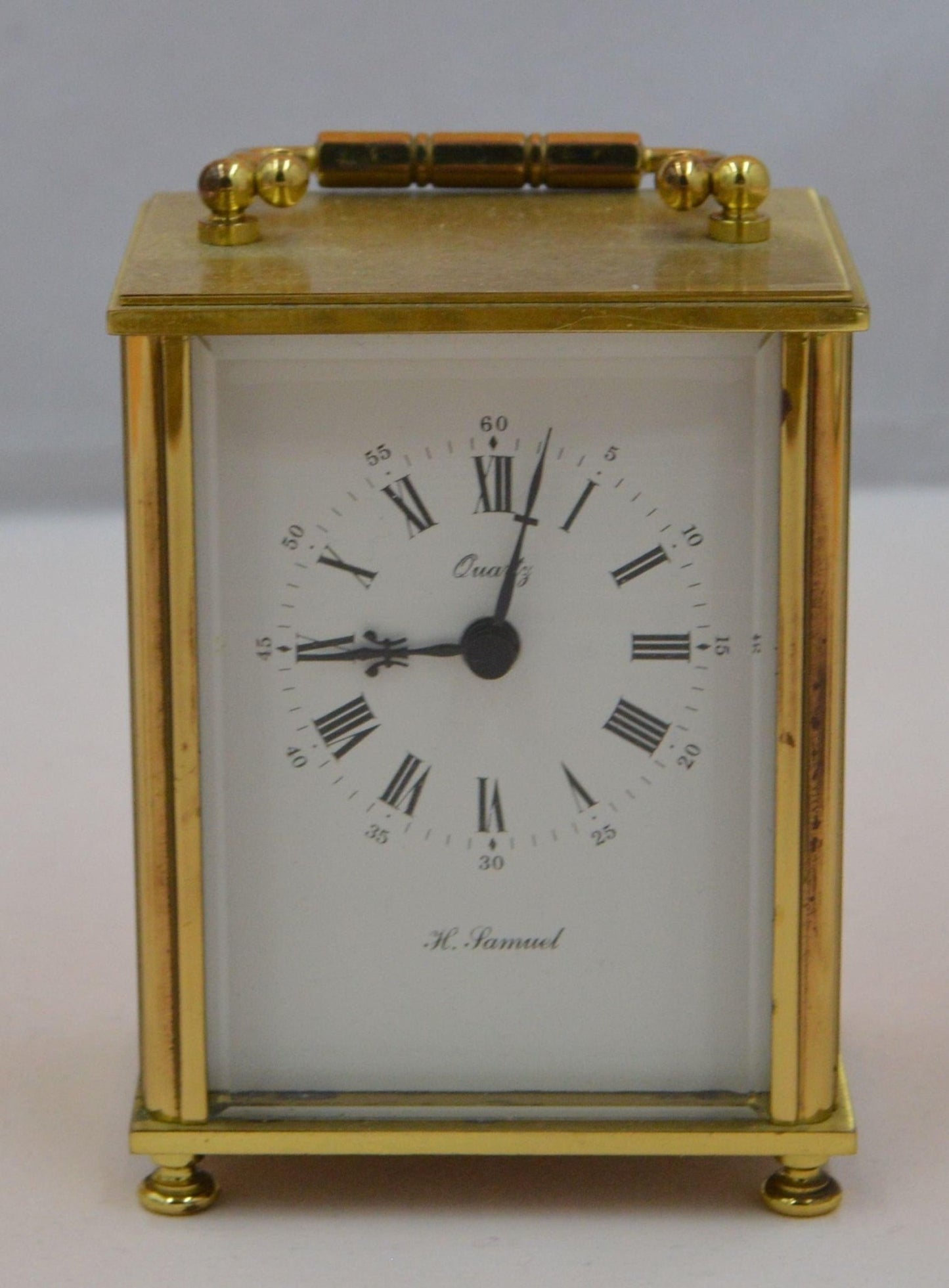 WEISS CLOCKS LTD - H. SAMUEL BRASS CARRIAGE CLOCK - TMD167207